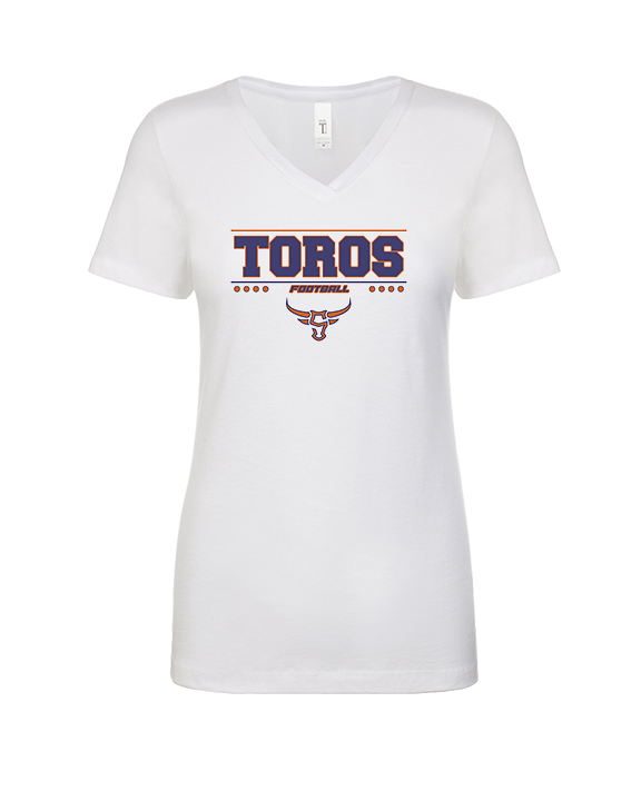 Somerton HS Football Border - Womens Vneck