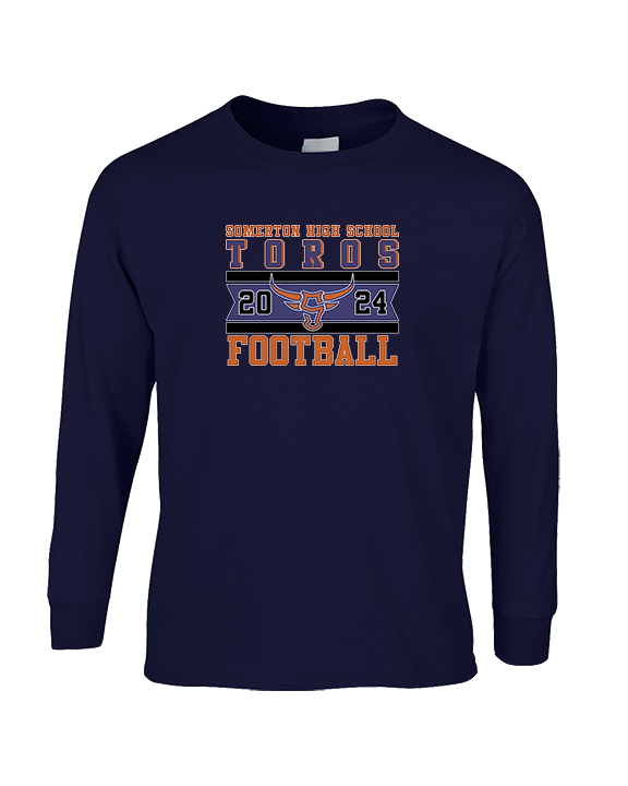 Somerton HS Football Stamp - Cotton Longsleeve