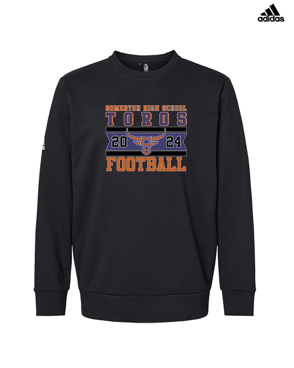 Somerton HS Football Stamp - Mens Adidas Crewneck