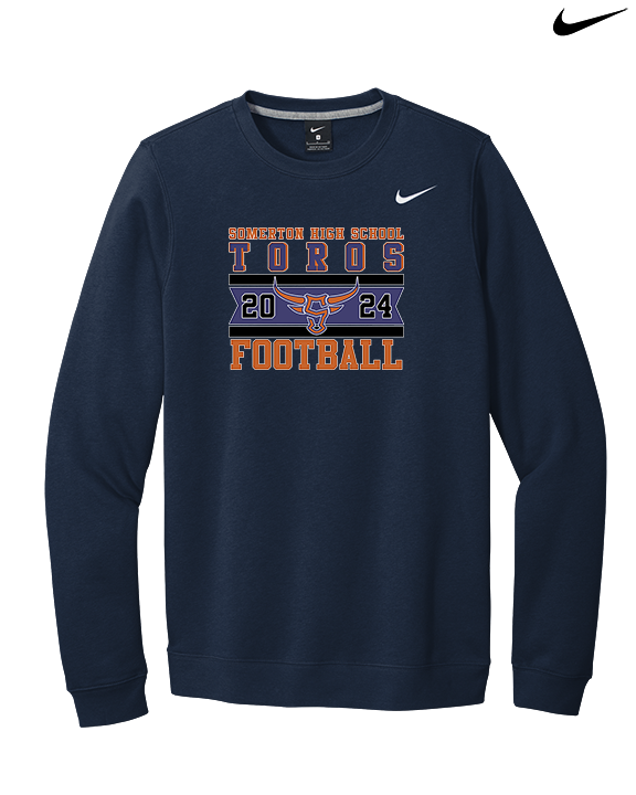 Somerton HS Football Stamp - Mens Nike Crewneck