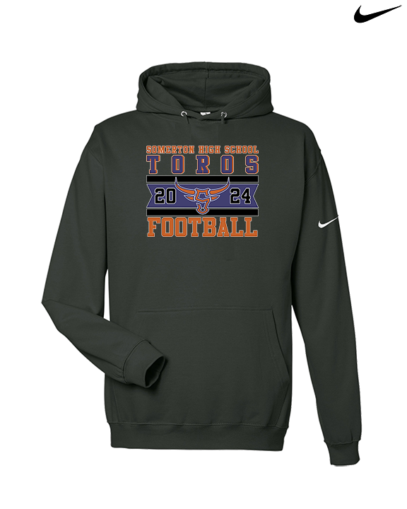 Somerton HS Football Stamp - Nike Club Fleece Hoodie