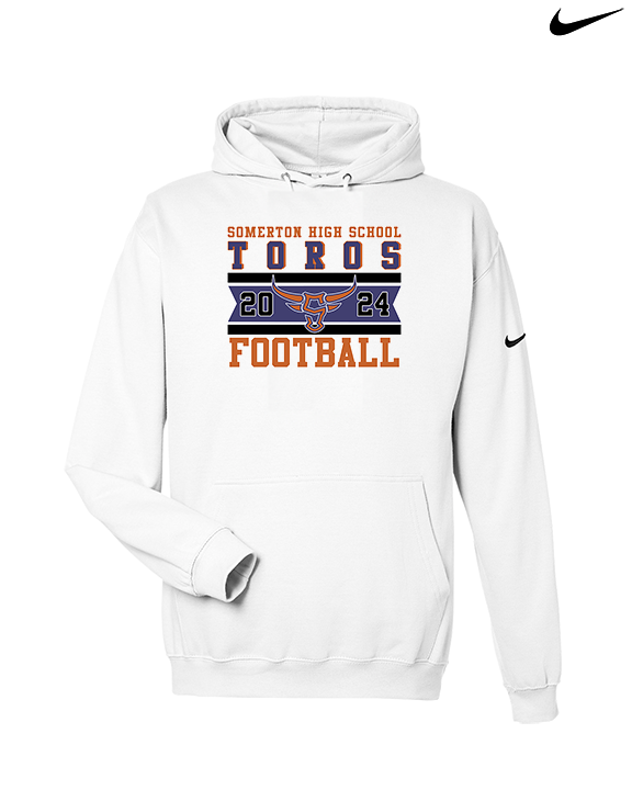 Somerton HS Football Stamp - Nike Club Fleece Hoodie