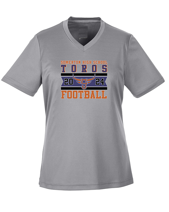 Somerton HS Football Stamp - Womens Performance Shirt