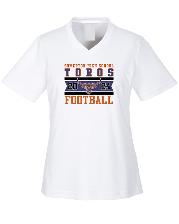 Somerton HS Football Stamp - Womens Performance Shirt