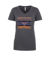 Somerton HS Football Stamp - Womens Vneck