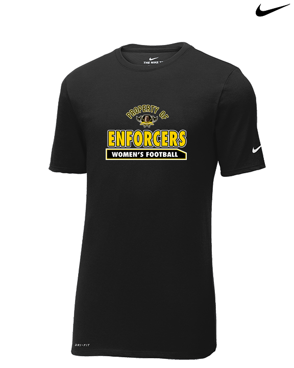 Tennessee Enforcers Womens Football Property - Mens Nike Cotton Poly Tee