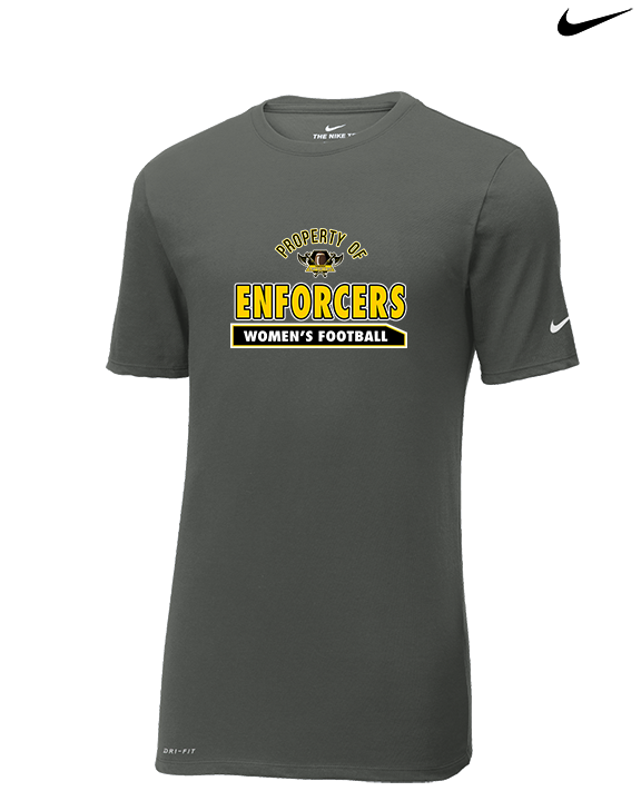 Tennessee Enforcers Womens Football Property - Mens Nike Cotton Poly Tee