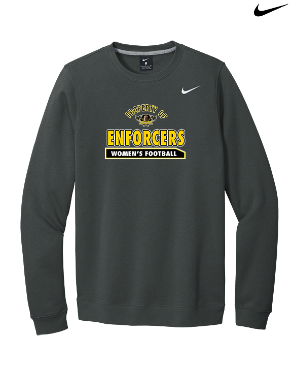 Tennessee Enforcers Womens Football Property - Mens Nike Crewneck