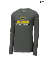 Tennessee Enforcers Womens Football Property - Mens Nike Longsleeve