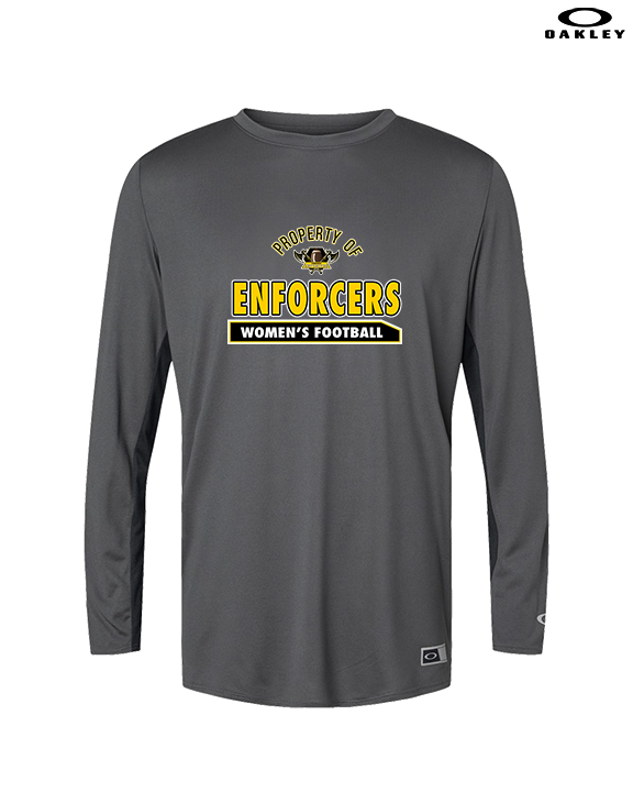 Tennessee Enforcers Womens Football Property - Mens Oakley Longsleeve