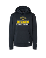 Tennessee Enforcers Womens Football Property - Oakley Performance Hoodie