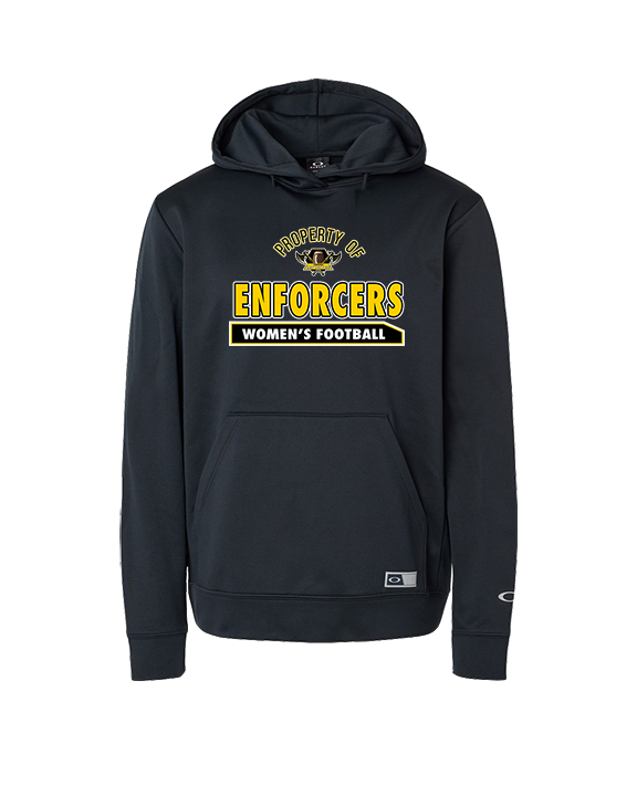 Tennessee Enforcers Womens Football Property - Oakley Performance Hoodie