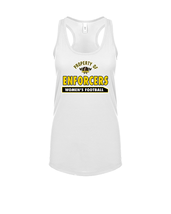 Tennessee Enforcers Womens Football Property - Womens Tank Top