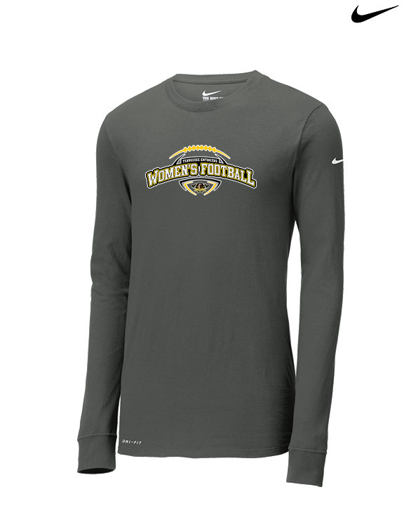 Tennessee Enforcers Womens Football Toss - Mens Nike Longsleeve