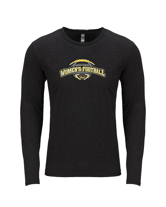 Tennessee Enforcers Womens Football Toss - Tri-Blend Long Sleeve