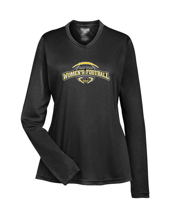 Tennessee Enforcers Womens Football Toss - Womens Performance Longsleeve