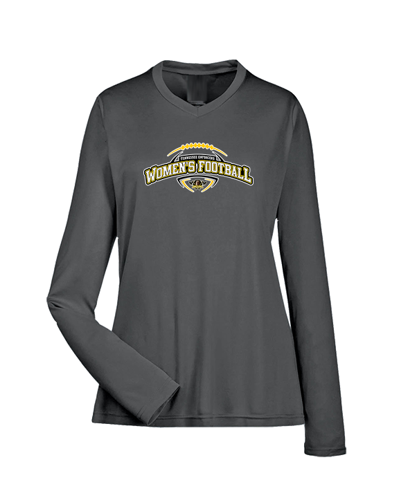 Tennessee Enforcers Womens Football Toss - Womens Performance Longsleeve