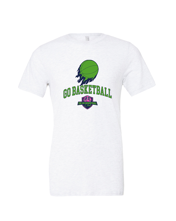 The GO Basketball Club On Fire - Tri-Blend Shirt