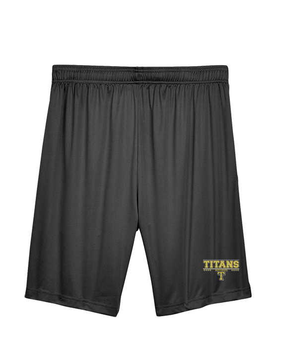 Treasure Coast HS Softball Border - Mens Training Shorts with Pockets