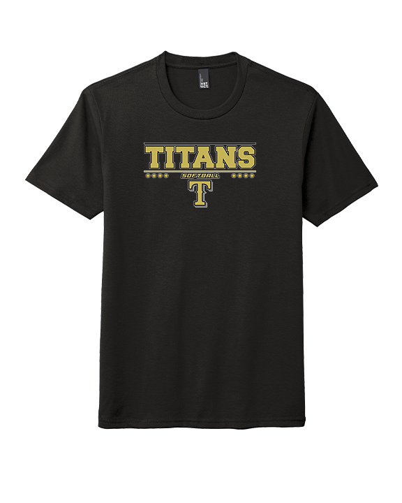 Treasure Coast HS Softball Border - Tri-Blend Shirt