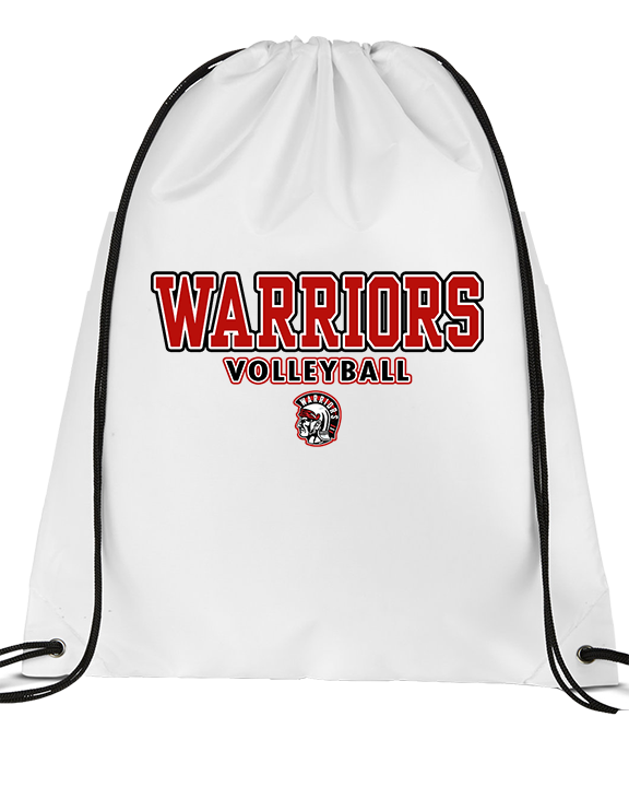 Troy HS Girls Volleyball Block - Drawstring Bag