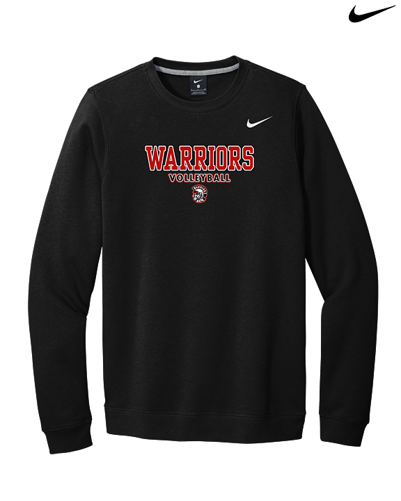 Troy HS Girls Volleyball Block - Mens Nike Crewneck