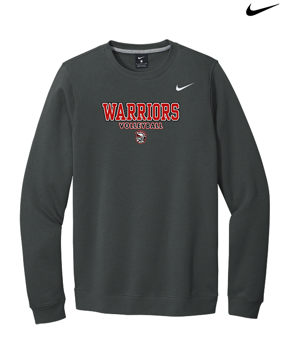 Troy HS Girls Volleyball Block - Mens Nike Crewneck