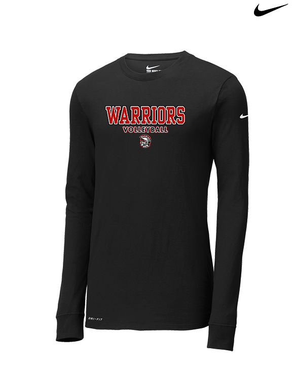 Troy HS Girls Volleyball Block - Mens Nike Longsleeve