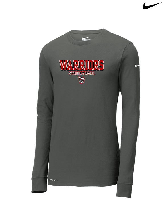 Troy HS Girls Volleyball Block - Mens Nike Longsleeve