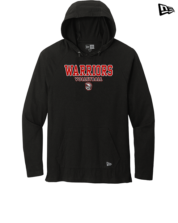 Troy HS Girls Volleyball Block - New Era Tri-Blend Hoodie