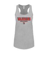 Troy HS Girls Volleyball Block - Womens Tank Top