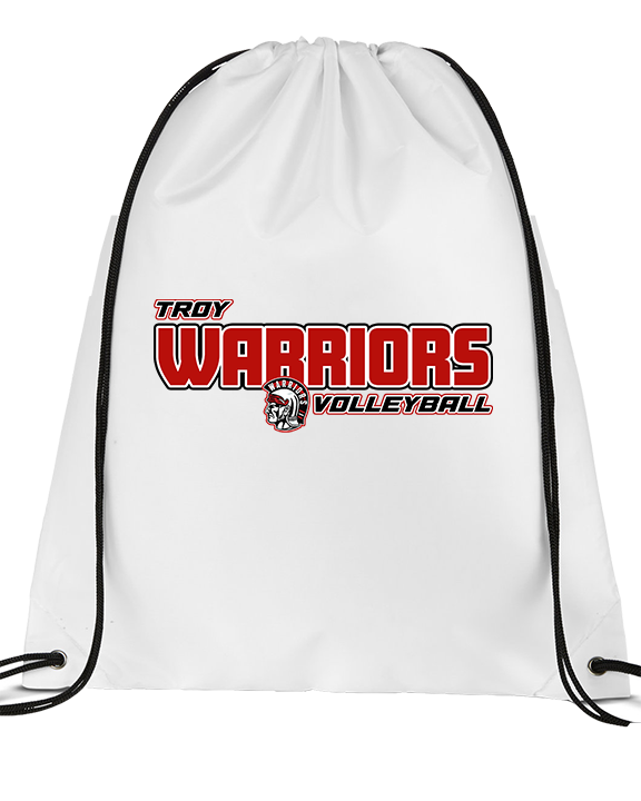 Troy HS Girls Volleyball Bold - Drawstring Bag