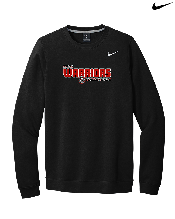 Troy HS Girls Volleyball Bold - Mens Nike Crewneck