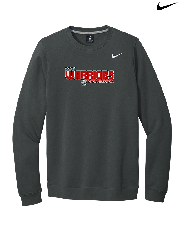 Troy HS Girls Volleyball Bold - Mens Nike Crewneck