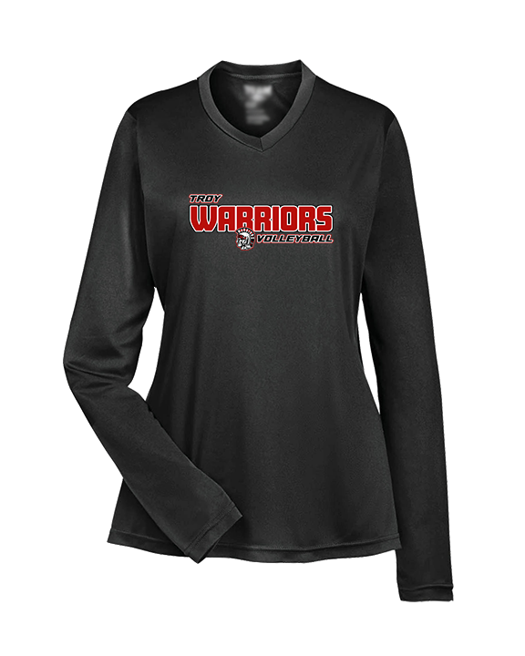 Troy HS Girls Volleyball Bold - Womens Performance Longsleeve