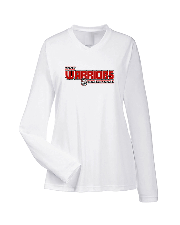 Troy HS Girls Volleyball Bold - Womens Performance Longsleeve