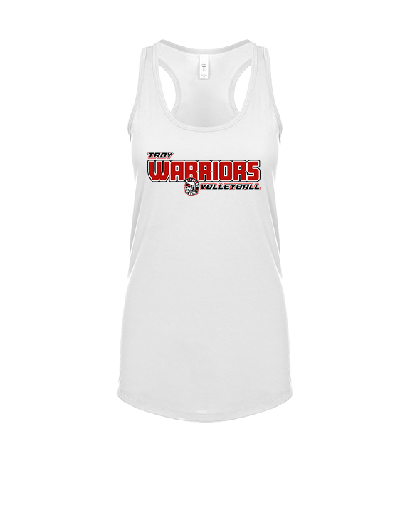 Troy HS Girls Volleyball Bold - Womens Tank Top