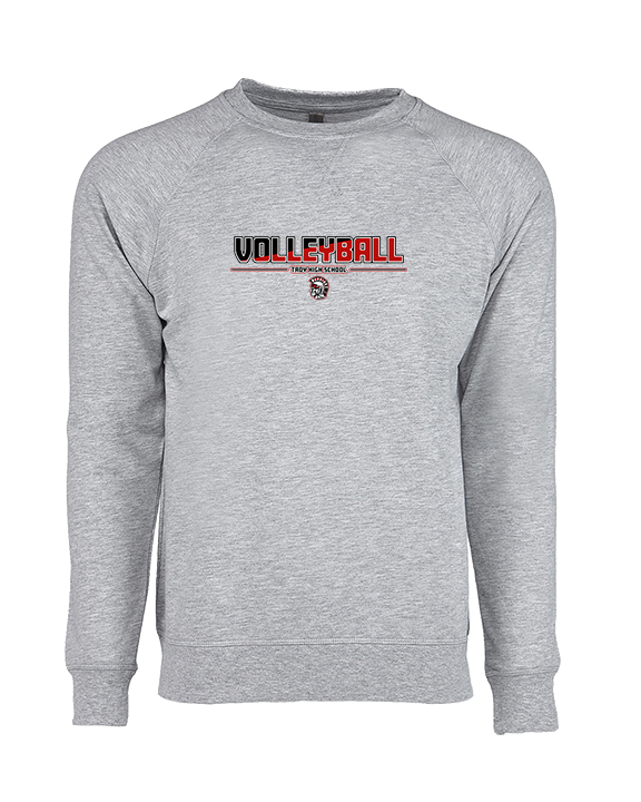 Troy HS Girls Volleyball Cut - Crewneck Sweatshirt