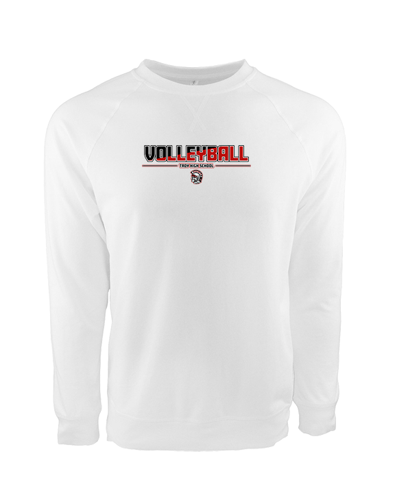 Troy HS Girls Volleyball Cut - Crewneck Sweatshirt