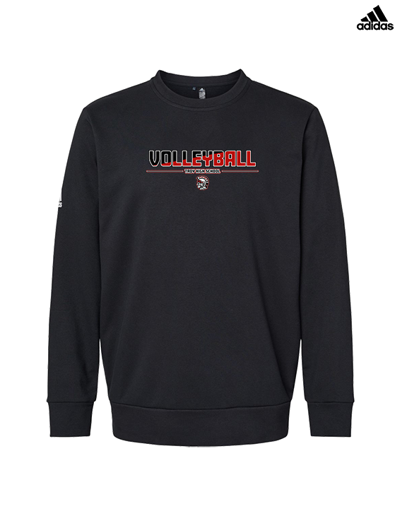 Troy HS Girls Volleyball Cut - Mens Adidas Crewneck