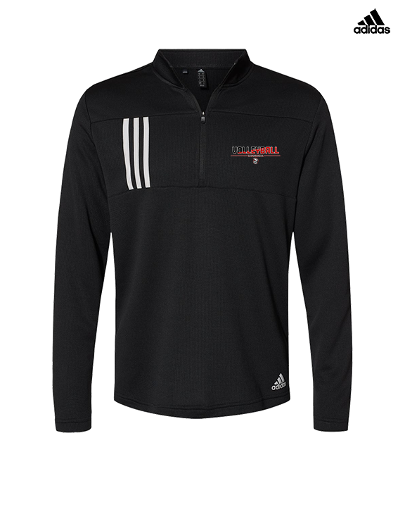 Troy HS Girls Volleyball Cut - Mens Adidas Quarter Zip