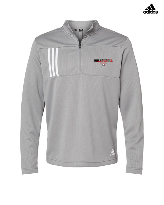 Troy HS Girls Volleyball Cut - Mens Adidas Quarter Zip