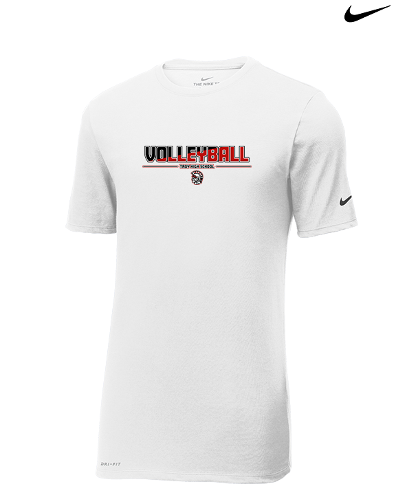 Troy HS Girls Volleyball Cut - Mens Nike Cotton Poly Tee