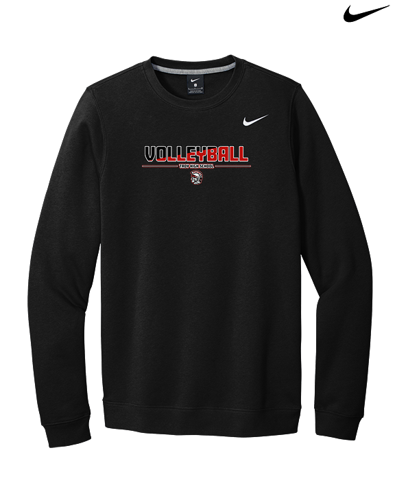 Troy HS Girls Volleyball Cut - Mens Nike Crewneck