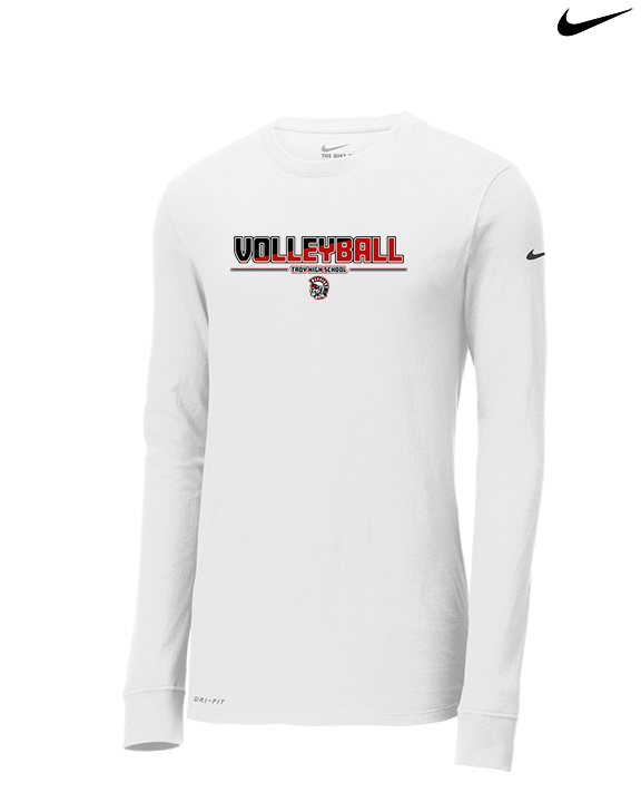 Troy HS Girls Volleyball Cut - Mens Nike Longsleeve