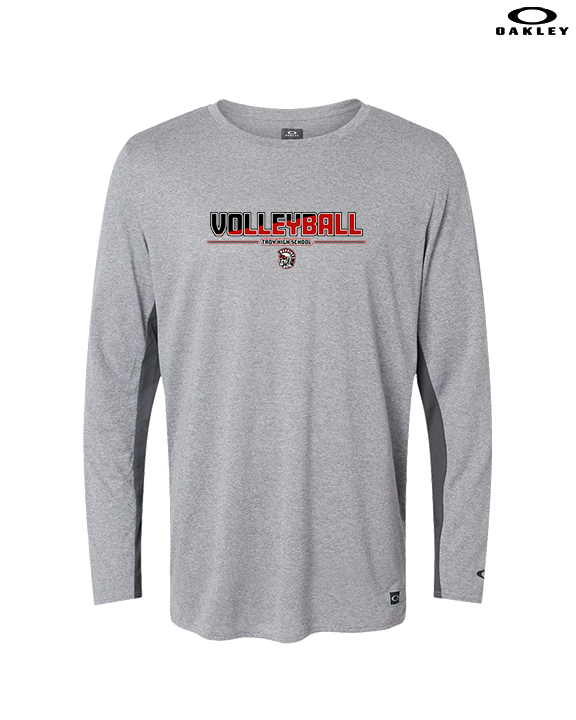 Troy HS Girls Volleyball Cut - Mens Oakley Longsleeve