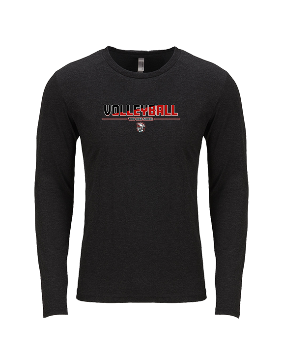 Troy HS Girls Volleyball Cut - Tri-Blend Long Sleeve