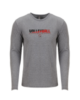 Troy HS Girls Volleyball Cut - Tri-Blend Long Sleeve