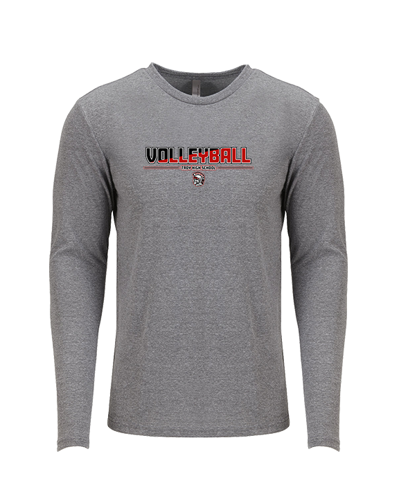 Troy HS Girls Volleyball Cut - Tri-Blend Long Sleeve