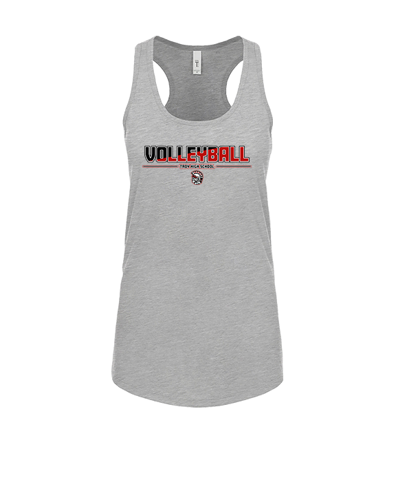 Troy HS Girls Volleyball Cut - Womens Tank Top